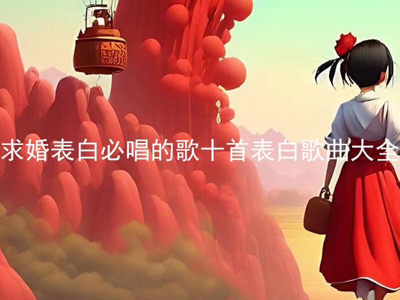 求婚表白必唱的歌十首表白歌曲大全