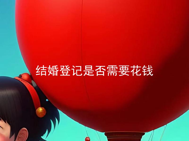 结婚登记是否需要花钱