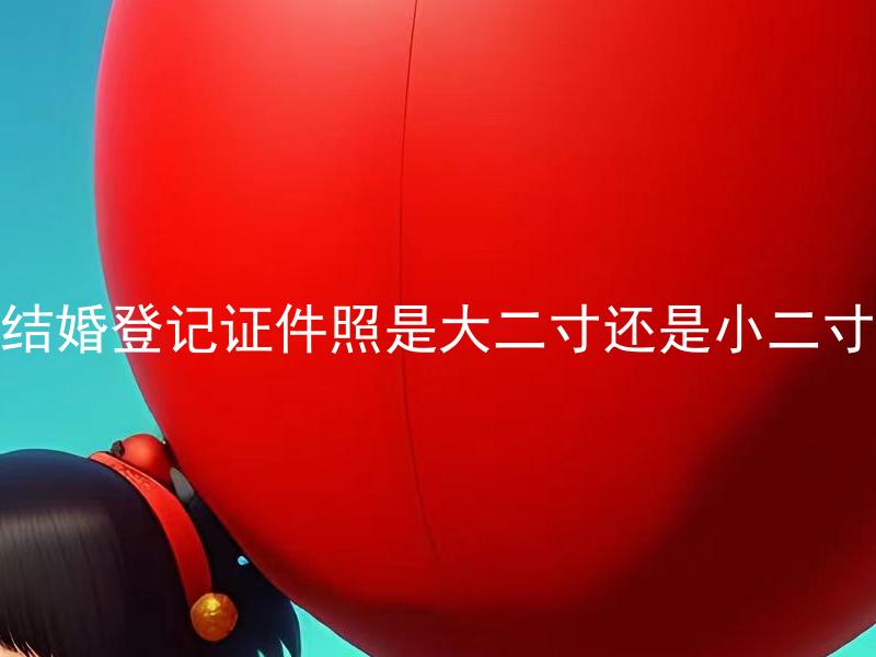 结婚登记证件照是大二寸还是小二寸