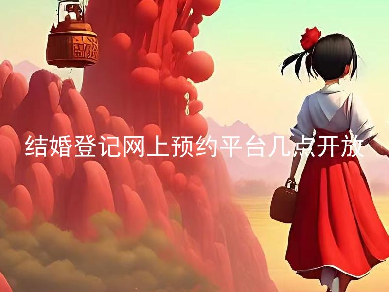 结婚登记网上预约平台几点开放