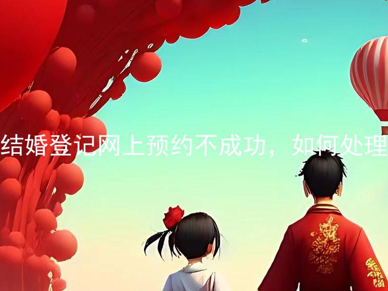 结婚登记网上预约不成功，如何处理