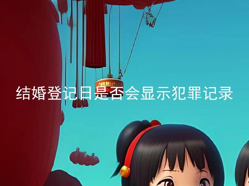结婚登记日是否会显示犯罪记录