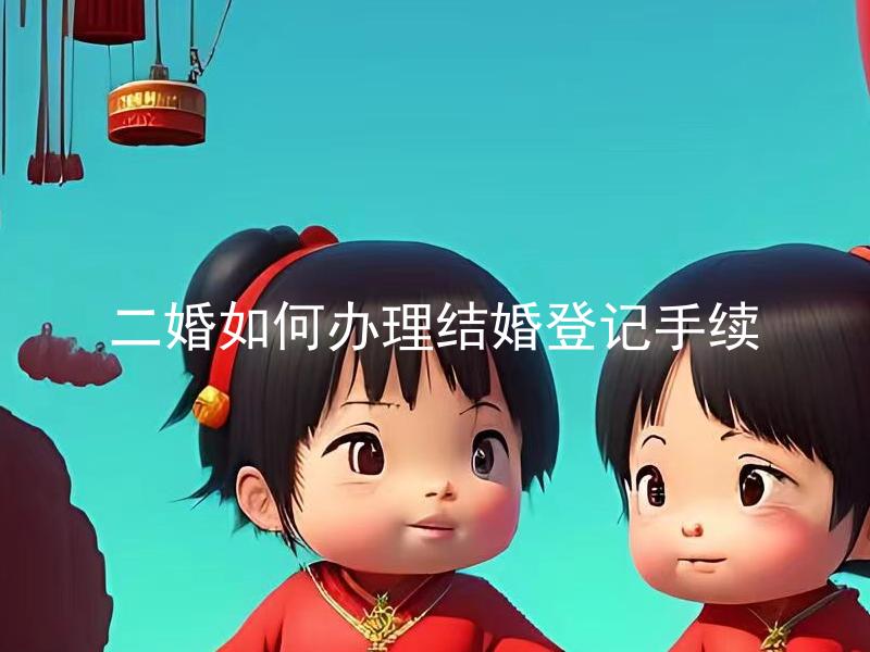 二婚如何办理结婚登记手续
