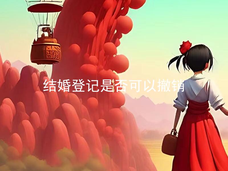 结婚登记是否可以撤销