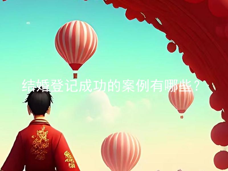结婚登记成功的案例有哪些？