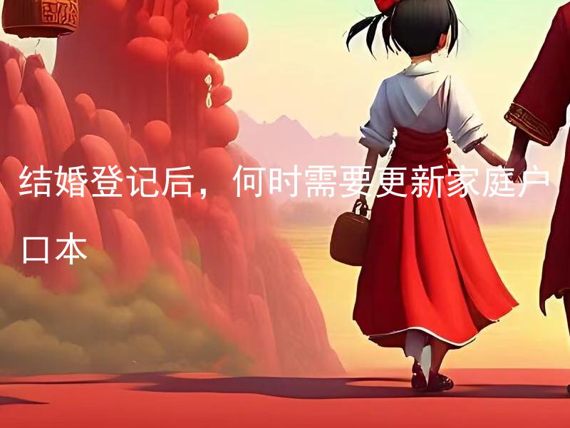 结婚登记后，何时需要更新家庭户口本