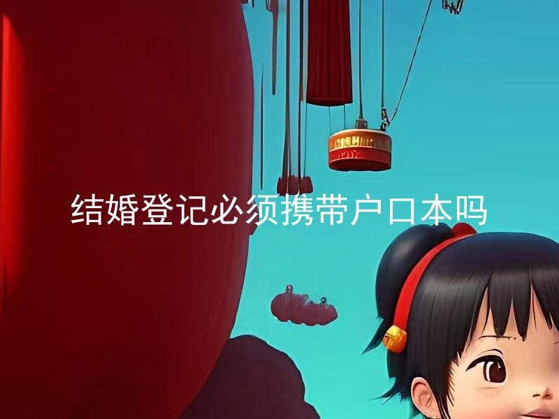 结婚登记必须携带户口本吗