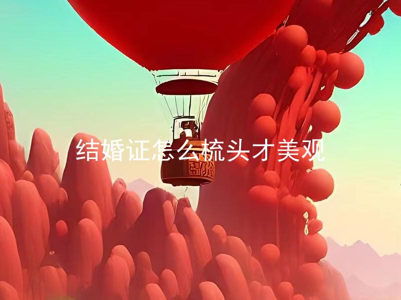 结婚证怎么梳头才美观