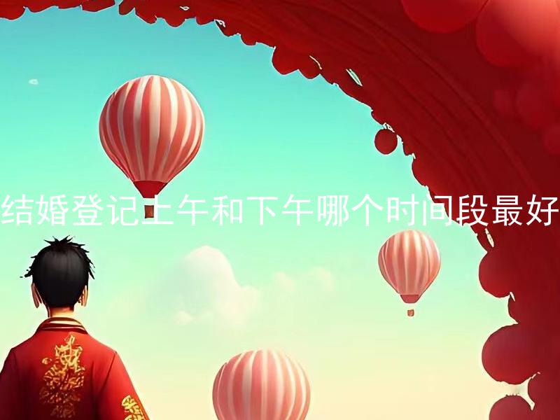 结婚登记上午和下午哪个时间段最好