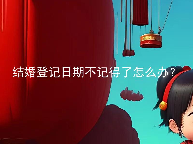结婚登记日期不记得了怎么办？