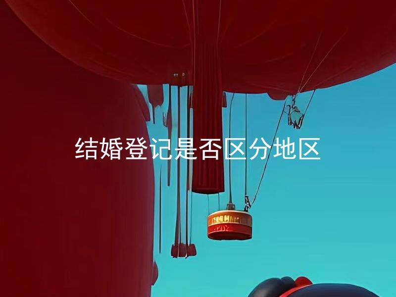 结婚登记是否区分地区