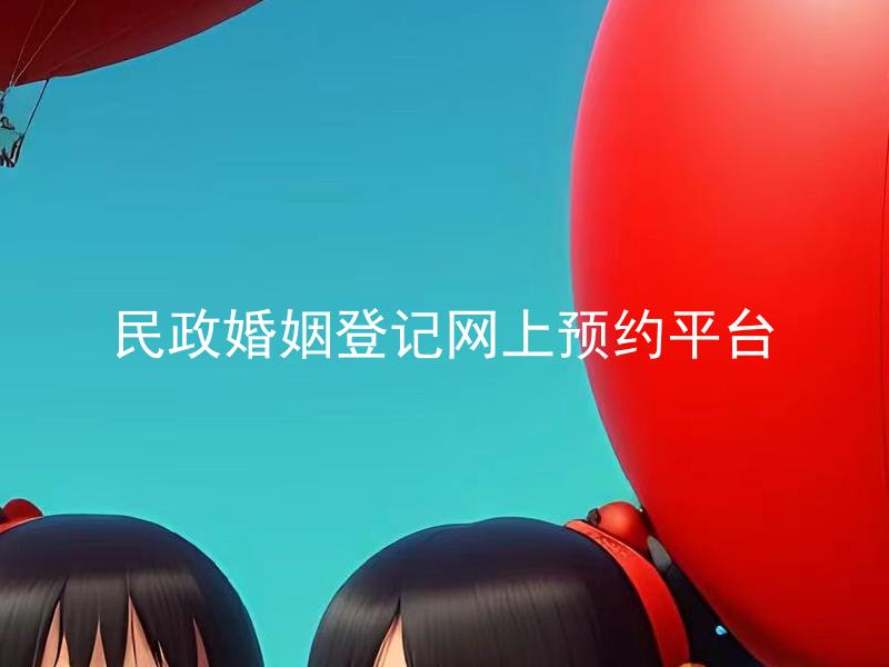 民政婚姻登记网上预约平台