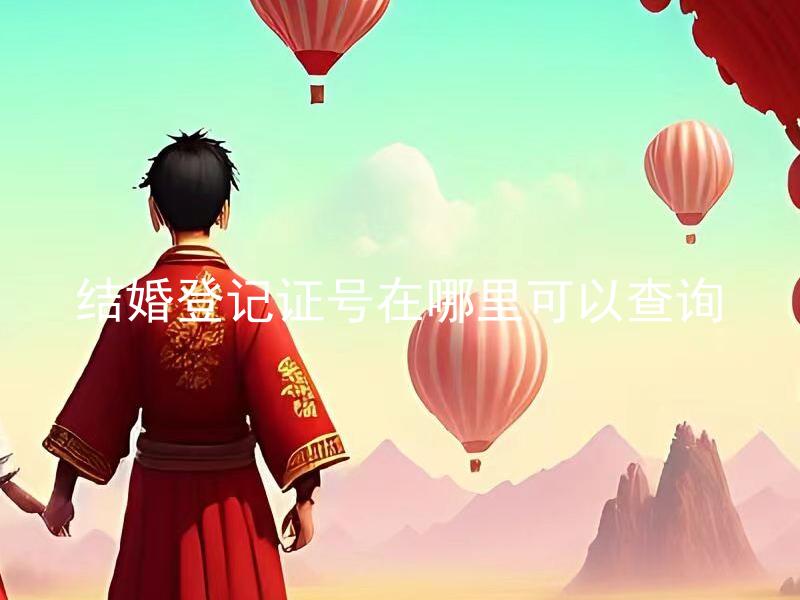 结婚登记证号在哪里可以查询