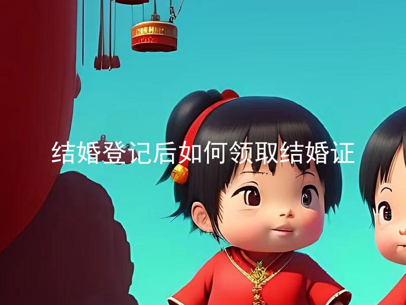 结婚登记后如何领取结婚证