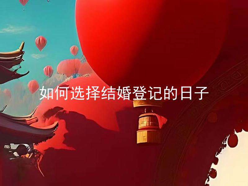 如何选择结婚登记的日子