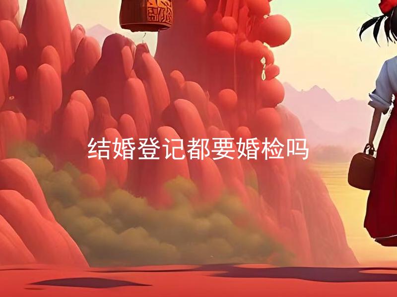 结婚登记都要婚检吗 婚检需要做哪些项目？