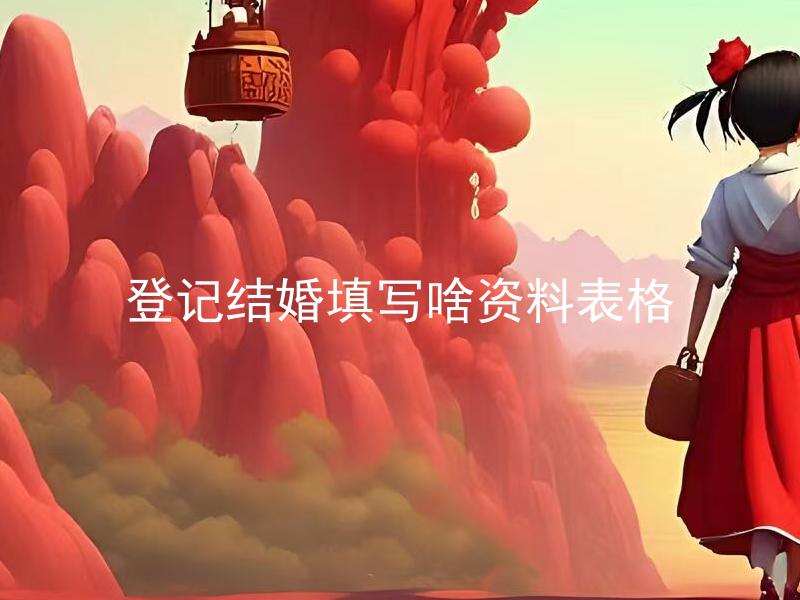 登记结婚填写啥资料表格 登记结婚填写资料表格需要提前准备哪些证件？