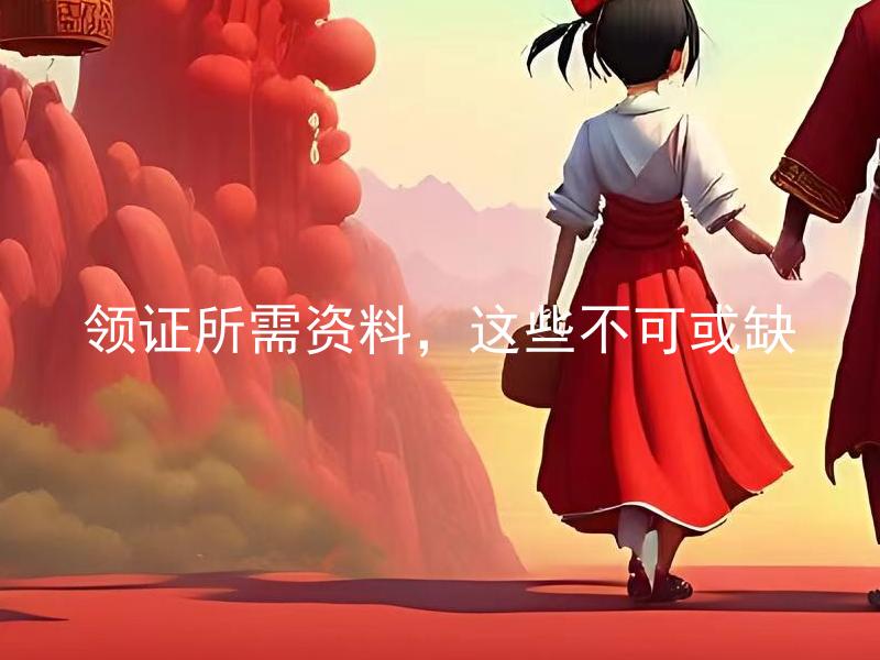 领证所需资料，这些不可或缺 哪些资料不能缺失，影响领证的效率和时间？
