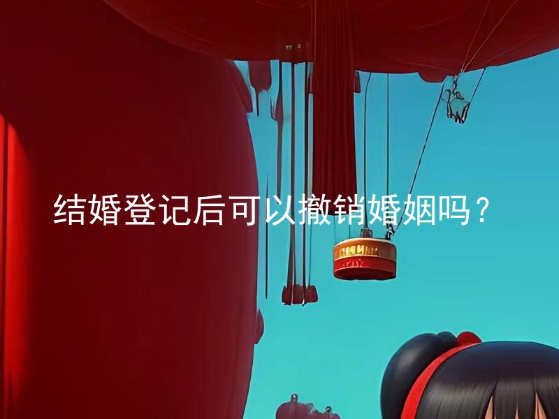 结婚登记后可以撤销婚姻吗？ 结婚登记后需要办理哪些程序才能撤销婚姻？