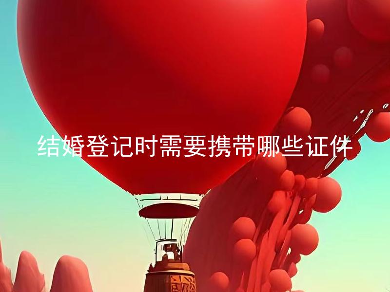 结婚登记时需要携带哪些证件 结婚登记时需要携带哪些证件和注意事项？
