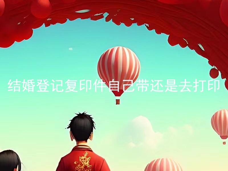 结婚登记复印件自己带还是去打印 结婚登记复印件需要盖章吗？