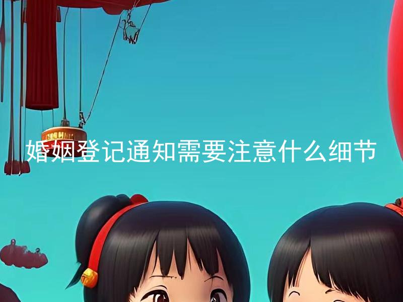 婚姻登记通知需要注意什么细节 婚姻登记通知怎样发送给亲友才合适？