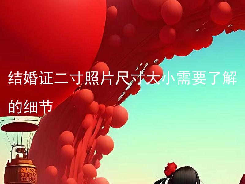 结婚证二寸照片尺寸大小需要了解的细节 二寸结婚证照片要求多严格？