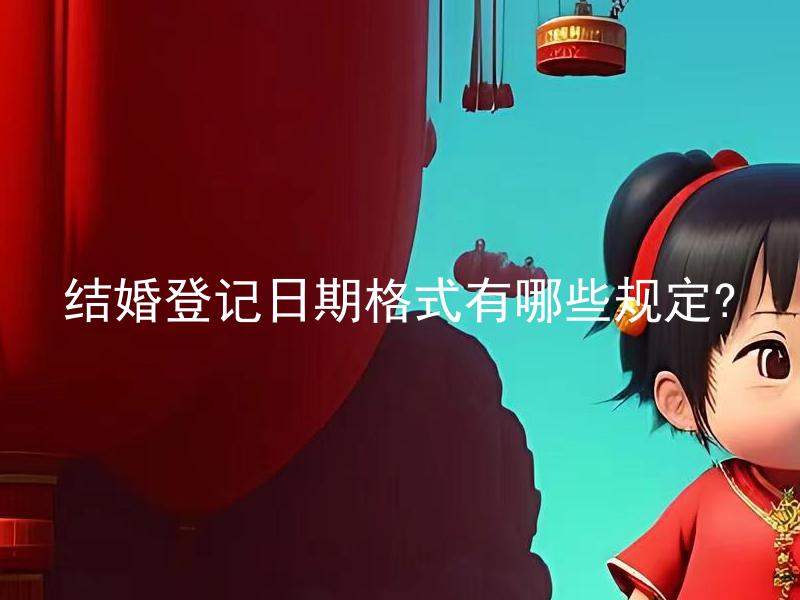 结婚登记日期格式有哪些规定? 结婚登记日期可以自由选择吗？