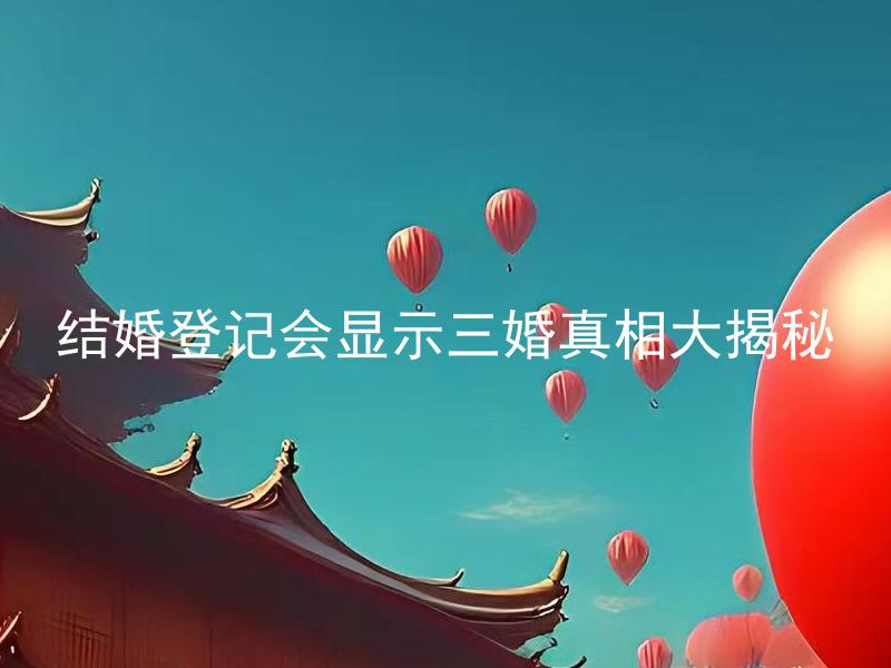 结婚登记会显示三婚真相大揭秘 结婚三次会被视为失信人？