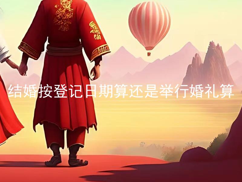 结婚按登记日期算还是举行婚礼算 结婚证领取之日算结婚日期吗？