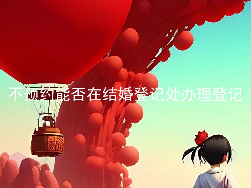 不预约能否在结婚登记处办理登记 结婚登记处能否接受未预约情侣的登记申请？