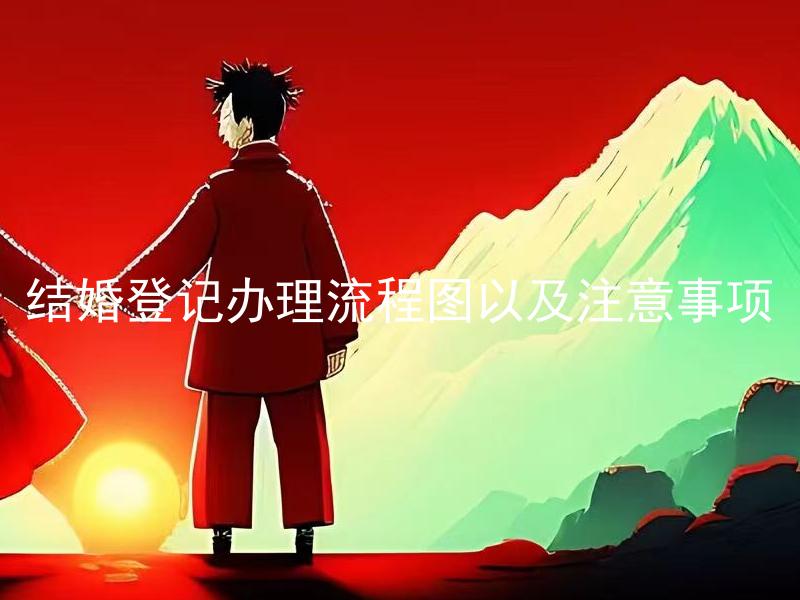 结婚登记办理流程图以及注意事项