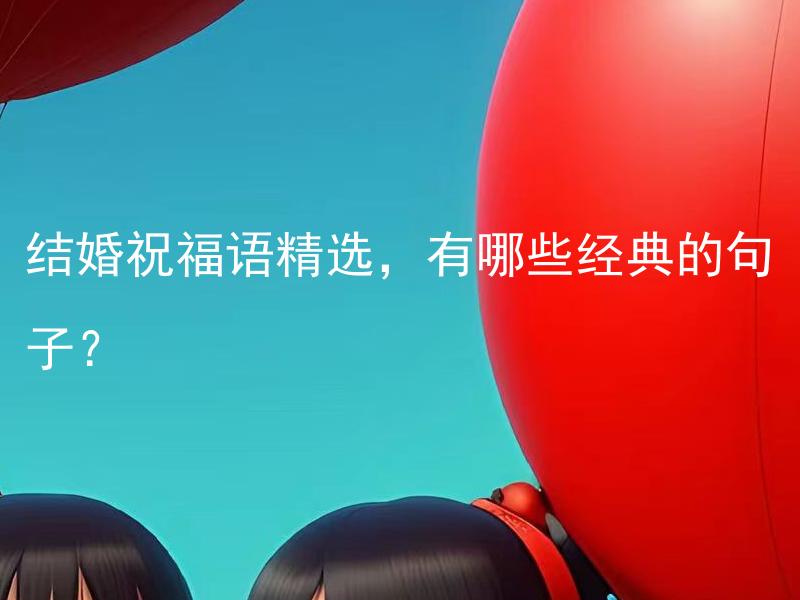 结婚祝福语精选，有哪些经典的句子？ 结婚祝福语精选，有哪些经典的句子可以表达浓浓的祝福情感？