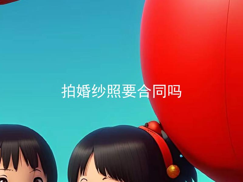 拍婚纱照要合同吗