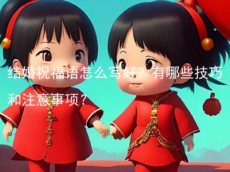 结婚祝福语怎么写好？有哪些技巧和注意事项？