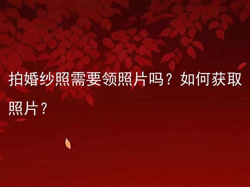 拍婚纱照需要领照片吗？如何获取照片？ 如何确定婚庆服务的质量？选购婚庆服务该注意什么？